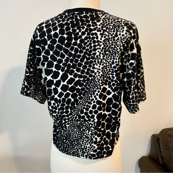 Topshop Animal Print Crop Top - Picture 6 of 8